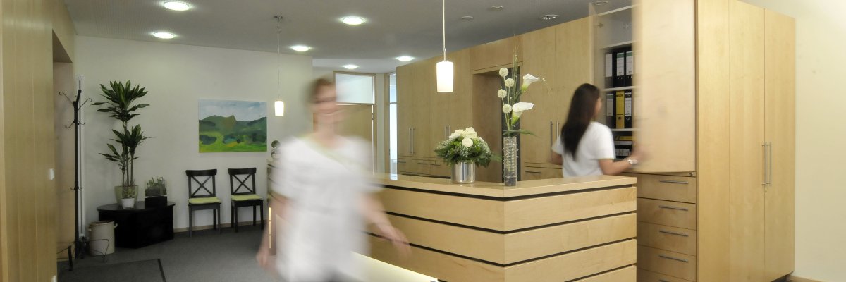 Eingangsbereich Praxis